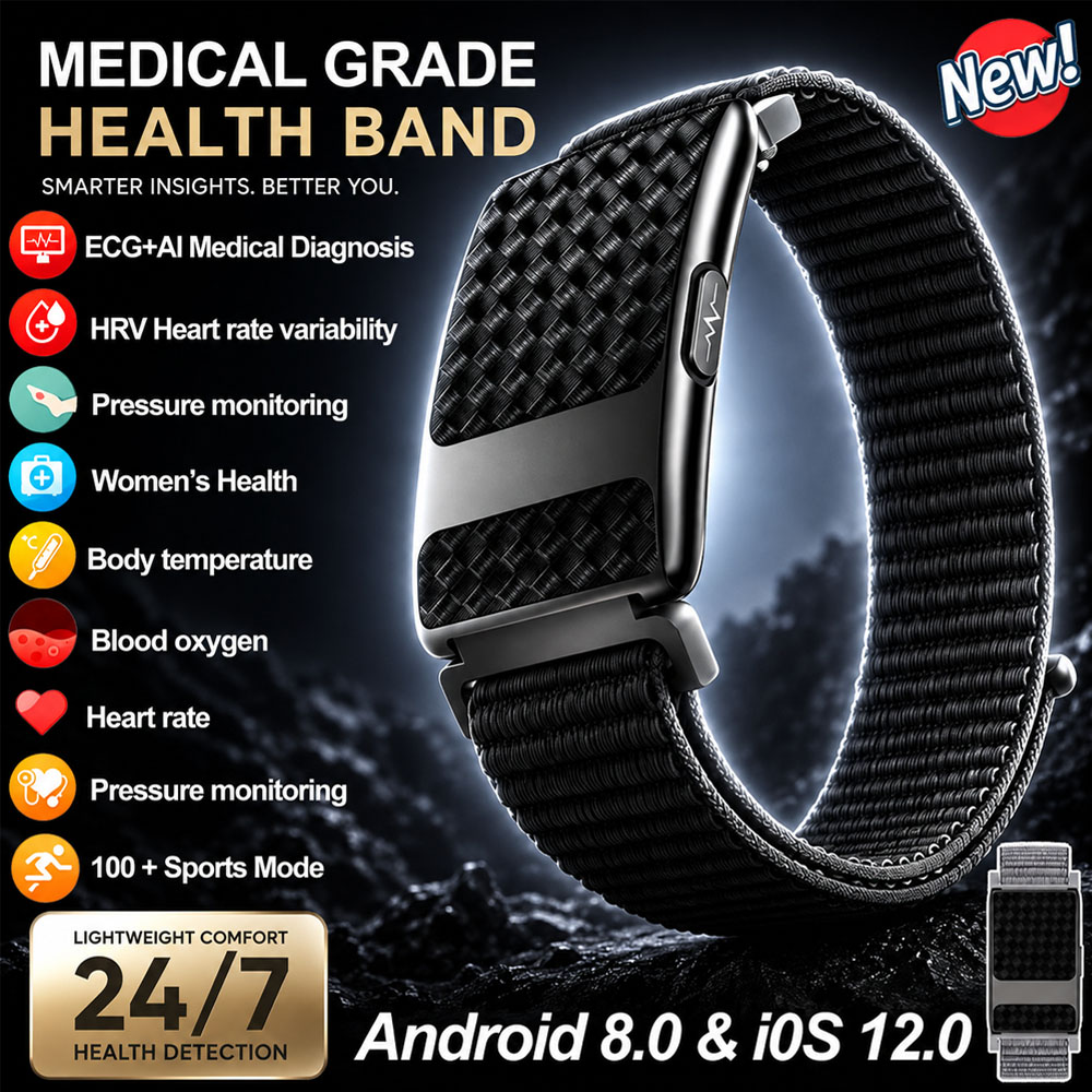 สายรัดข้อมืออัจฉริยะติดตามสุขภ - Fall Detection Watch บทวิจารณ์และราคา