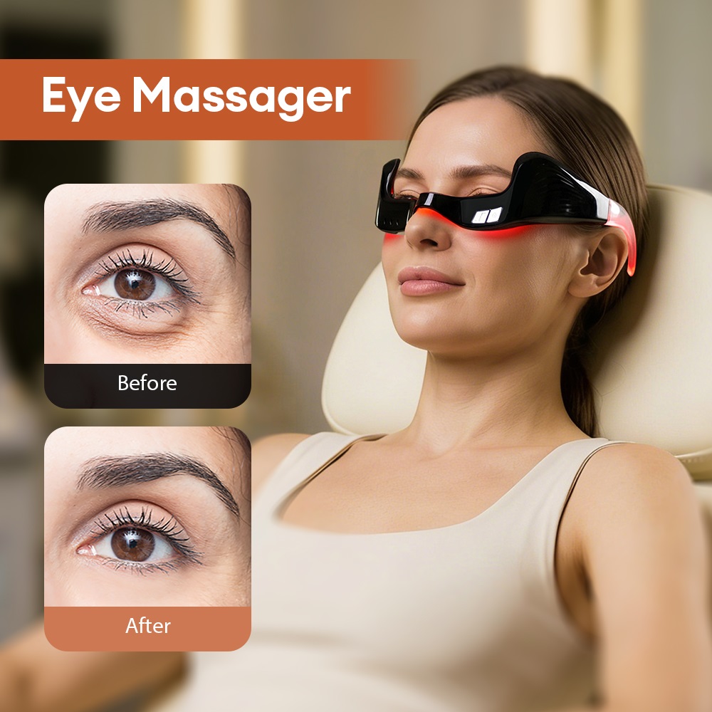 เครื่องนวดตาไฟฟ้า การบำบัดด้วย - Light Therapy Glasses บทวิจารณ์และราคา